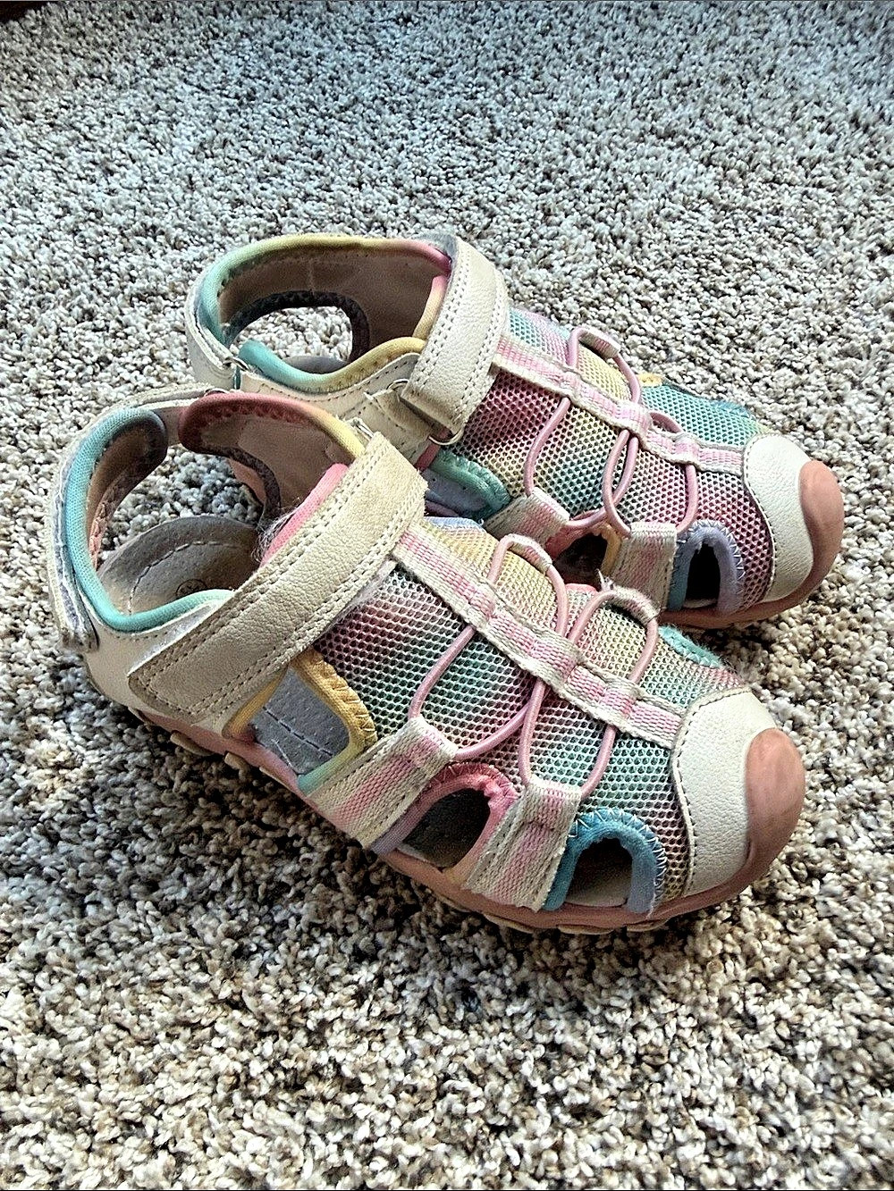 Amazon girls closed toe Sandals toddler 13